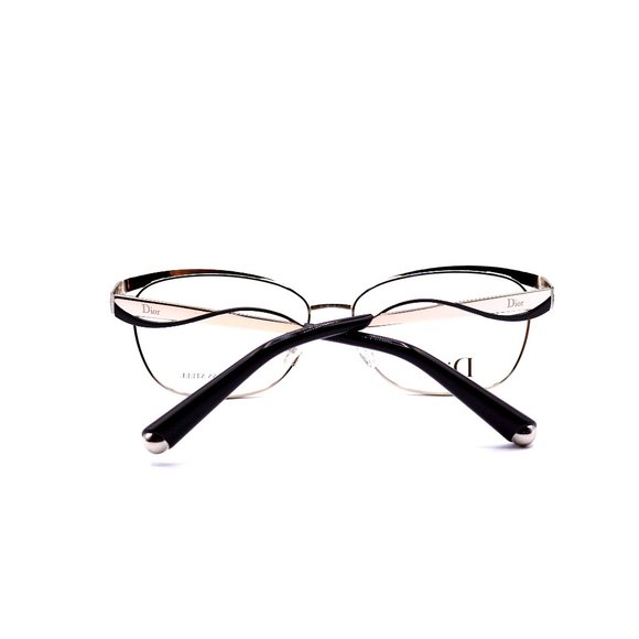 CHRISTIAN DIOR CD3783 0G8Q BLACK MATTE SILVER AUTHENTIC EYEGLASSES - Picture 7 of 8